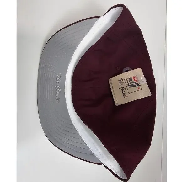 The Game Cap Size Medium Burgundy  New - Picture 2 of 4
